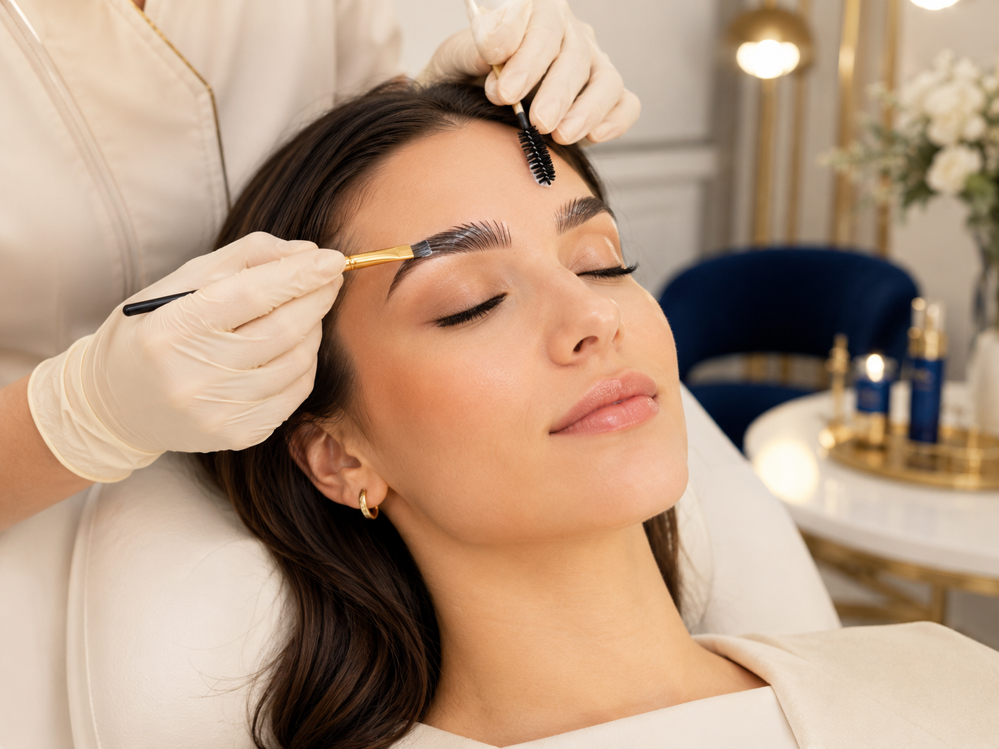 Browlift avec teinture ou henné